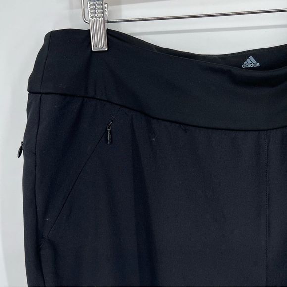 NWOT Adidas Black Women’s Stretch Woven Golf Joggers XL - Picture 6 of 9